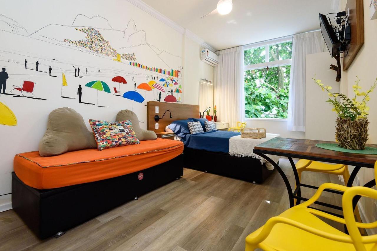 Omar Do Rio - Vp305 Studio Silencioso, Internet 120mbps, Smart Tv, Localizado Na Rua Garcia D'avila, A 200 Metros Da Praia De Ipanema E Do Metro * Río de Janeiro